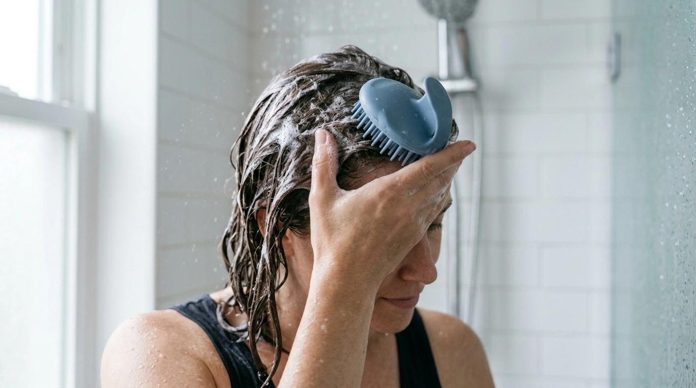 How to Use a Silicone Scalp and Body Brush