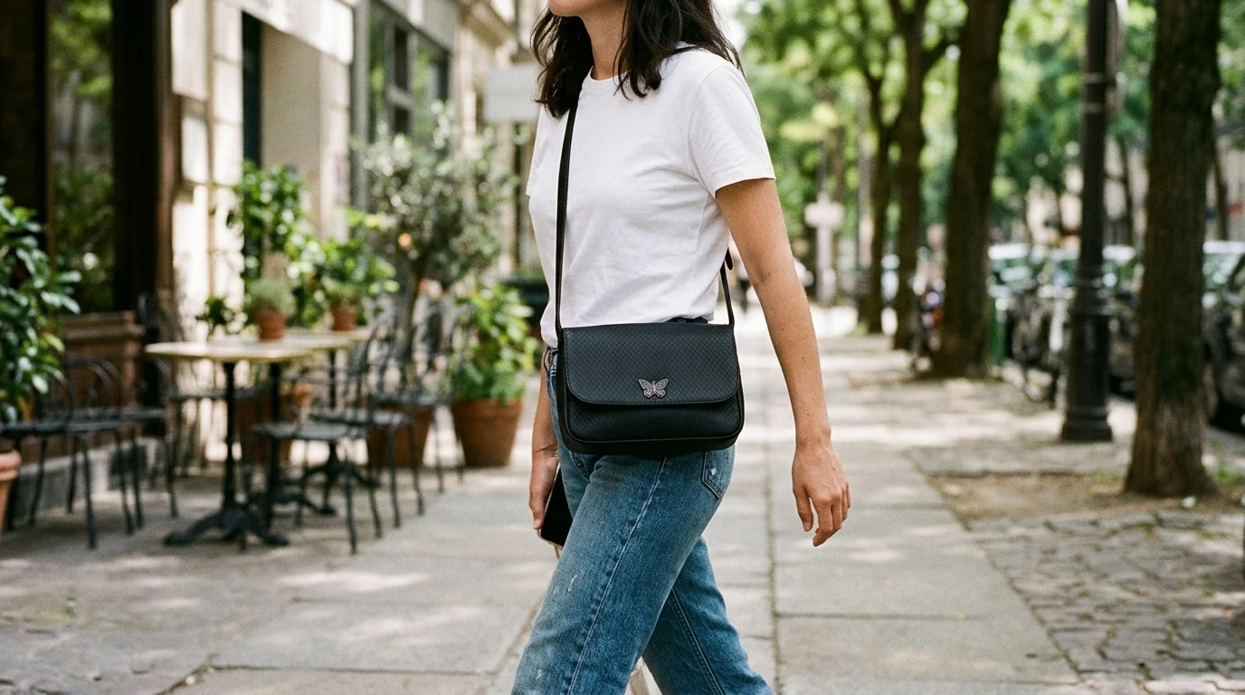 3 Ways to Style a Diamond Grid Shoulder Bag