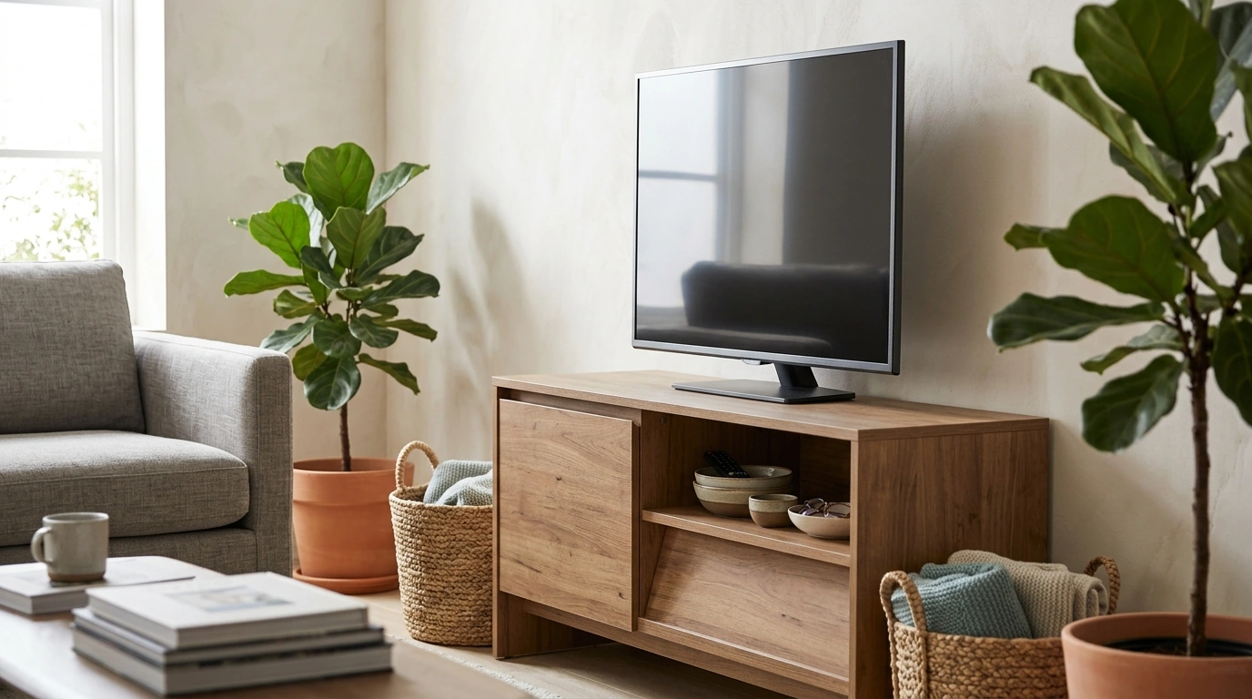 Fresh TV Stand Trends for a Calm, Clutter-Free Living Room