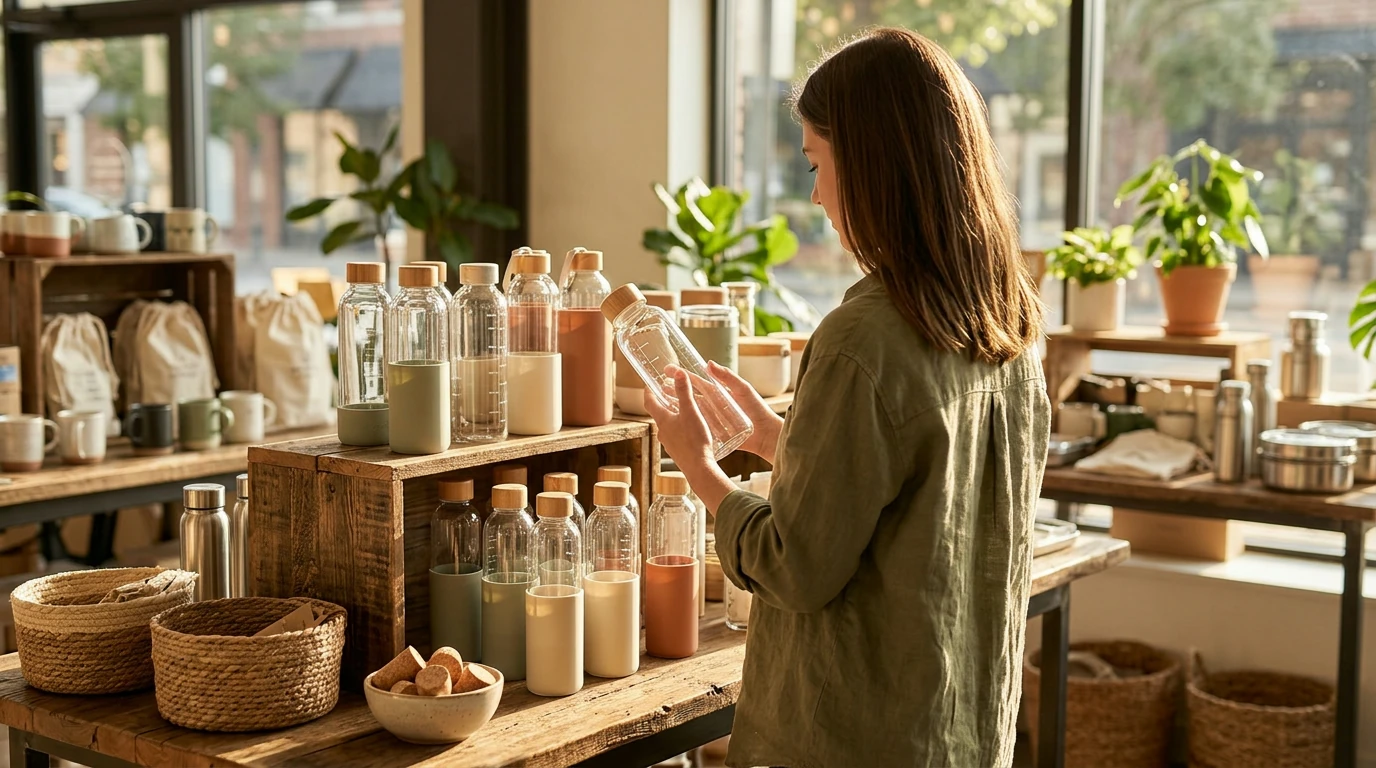 Where to Buy Glass Water Bottles with Measurement Marks