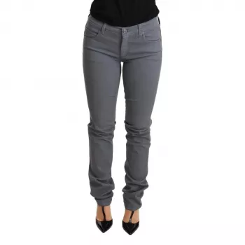 Ermanno Scervino Gray Stretch Skinny Jeans: Fit & Style