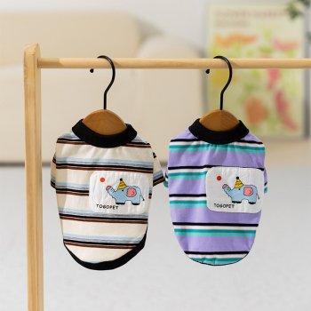 Striped Cartoon Pet Hoodie: Fit and Comfort Guide